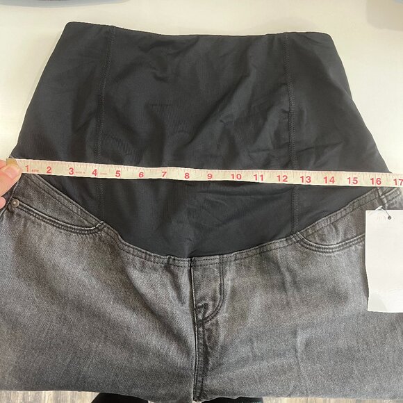 Isabel Maternity by Ingrid & Isabel NWT Over Belly Boyfriend Maternity Jeans - Picture 7 of 16